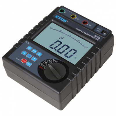 Musktool-ETCR3000-2wires/3wires measurement digital earth resistance tester,GEO Tester, Ground tester