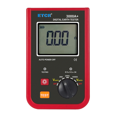 Musktool-ETCR3000A+-2/3wires measurement Digital Earth Resistance Tester,ground resistance tester,GEO meter