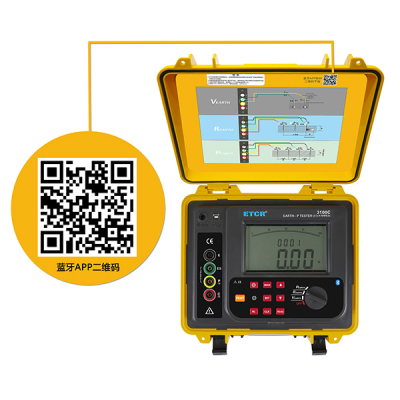 Musktool-ETCR3100C-2/3/4Wires Earth Resistance Soil Resistivity Tester,ground resistance tester,GEO Tester