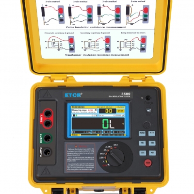 Musktool-ETCR3500-5KV/2TΩ/5mA High Voltage Insulation Resistance Tester,megger,megaohmmeter-Musktool.com