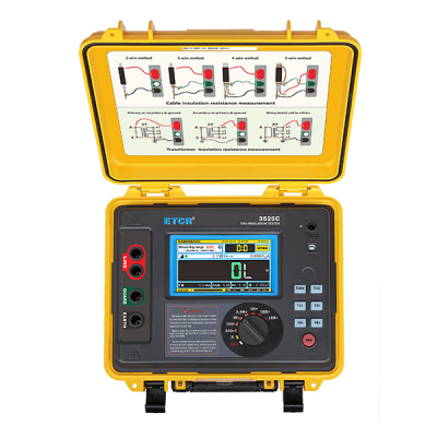 Musktool-ETCR3520C-15KV,30TΩ,7mA High voltage Insulation Resistance Tester,megger,megaohmmeter