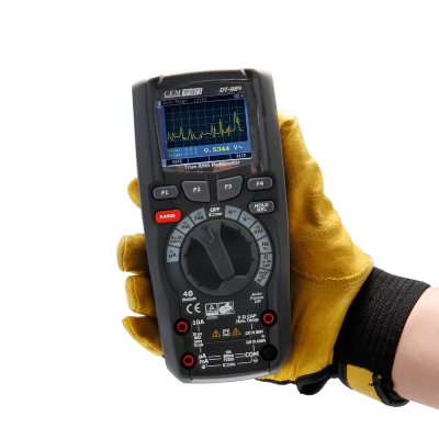 Musktool-DT989 Heavy Duty Industrial class True RMS Digital Multimeter with TFT color LCD display