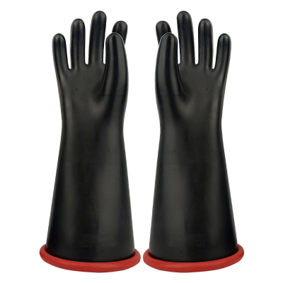 Musktool-R040-40KV high voltage Electrician Prevent Electric Natural latex insulated insulating gloves-Latex