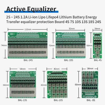 Musktool-1.2A Battery Active Equalizer Balancer