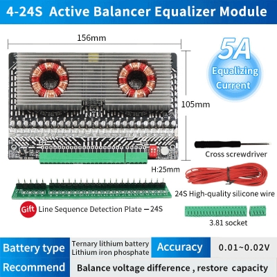 Musktool-lithium battery pack transformer inverter active equalization module