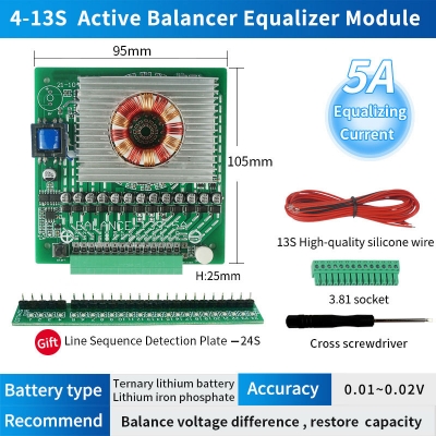 Musktool-lithium battery pack transformer inverter active equalization module