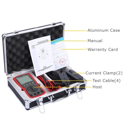 Musktool-ETCR4000 High Precision Handheld Double Clamp Digital Phase Voltmeter