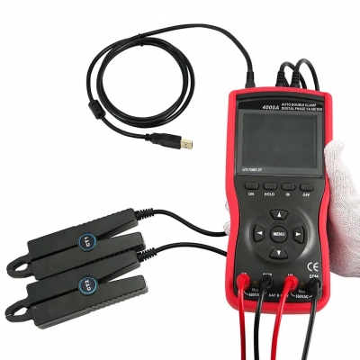 Musktool-ETCR4000A Intelligent Double Clamp Digital Phase Voltmeter Phase Volt-Ampere Meter