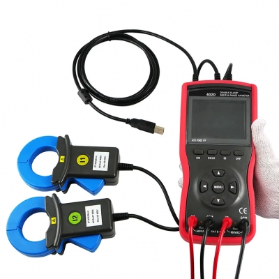 Musktool-ETCR4020 Large Caliber Intelligent Double Clamp Phase Voltammeters Digital Ammeter And Voltmeter