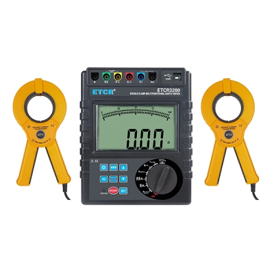 Musktool-ETCR3200 Double Clamp Multi-function Grounding Resistance Tester,Earth ground tester,GEO Tester