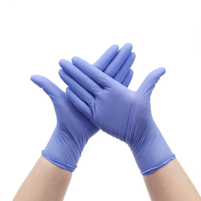 Musktool-9 inch 3.5g Ice Blue Examination Nitrile Gloves