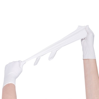 Musktool-9 inch 4.5g White Cleanroom Nitrile Gloves