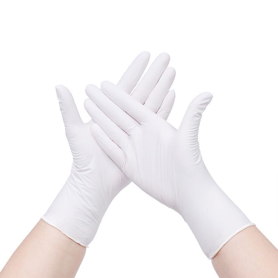 Musktool-9 inch 3.5g White Nitrile Exam Disposable Glove