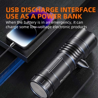 Musktool-Y5 Power Bank Flashlight