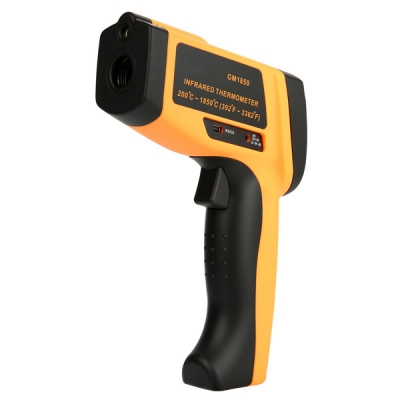 Musktool-200~1850℃ High Temperature Infrared Sensor Digital Infrared Thermometer Gun For Industry GM1850