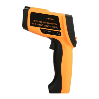 Musktool-200~1850℃ High Temperature Infrared Sensor Digital Infrared Thermometer Gun For Industry GM1850