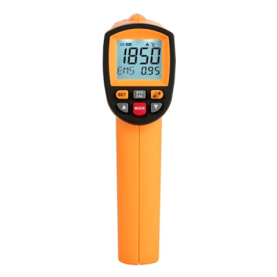 Musktool-200~1850℃ High Temperature Infrared Sensor Digital Infrared Thermometer Gun For Industry GM1850