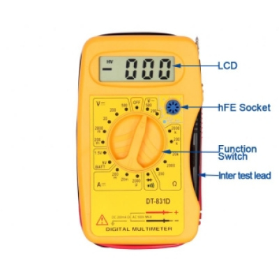 Xtester-DT831D True RMS Digital Smart Multimeter