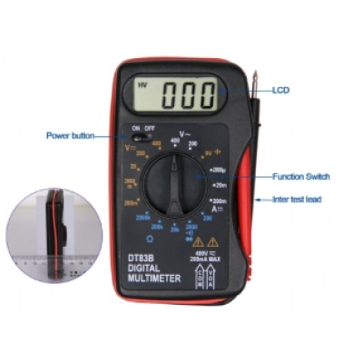 Xtester-DT83B True RMS Digital Smart Multimeter