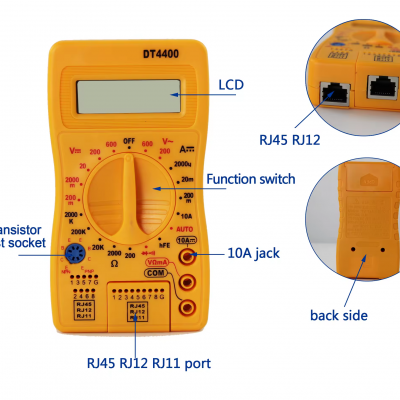 Xtester-DT4400 True RMS Digital Smart Multimeter