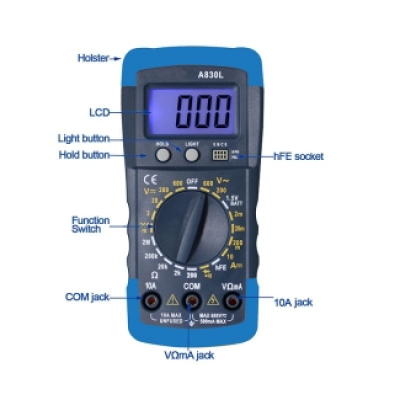 Xtester-A830L True RMS Digital Smart Multimeter