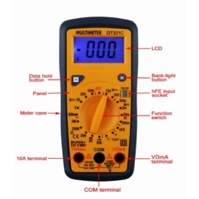 Xtester-DT321B,321C,321DTrue RMS Digital Smart Multimeter