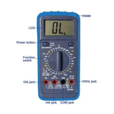 Xtester-MY64(CE VERSION) True RMS Digital Smart Multimeter