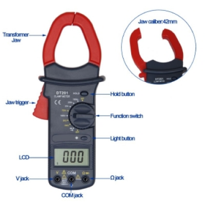 Xtester-DT201,201C,201F True RMS Digital Smart Multimeter