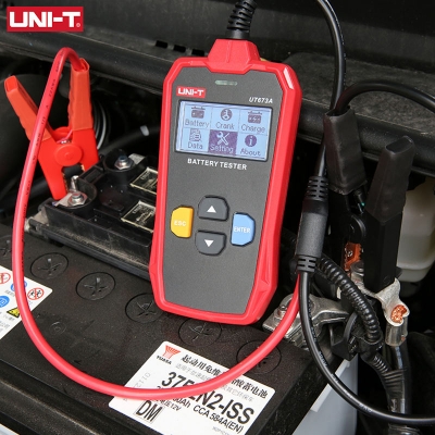 Xtester- UNI-T Car Battery Tester 12V 24V DC Charger Analyzer UT673A UT675A Capacity Load Tester Cranking System Test 40-2000CCA