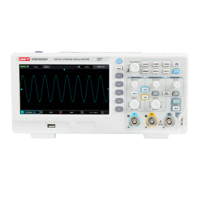 Xtester- UNI-T UTD2202CEX+ 8 Inch TFT LCD Digital Storage Oscilloscope 100MHz Bandwidth 2 Channels 800X480 WVGA Phosphor