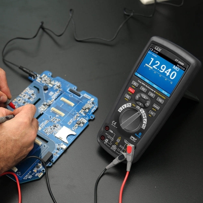 Xtester-CEM DT-9989 50000 counts 2 in 1 High Accuracy Professional Digital Multimeter with Oscilloscope and Calibration