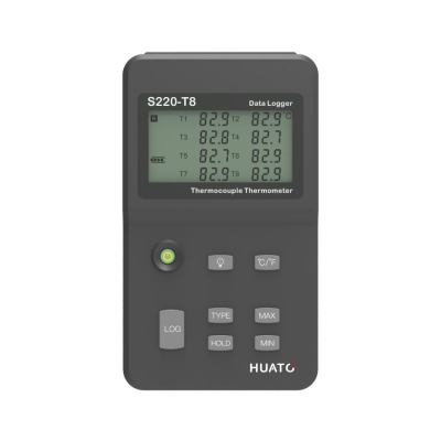 Xtester-Huato S220-T8 Multi 8 Channels thermocouple Temperature Data Logger