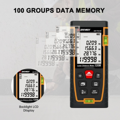 Musktool-SW-TG Series Laser Distance Meter 100 groups date memory