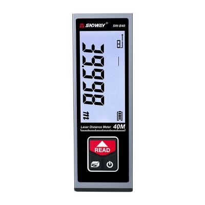 Musktool-SW-B Series Laser Distance Meter segment LCD metal housing