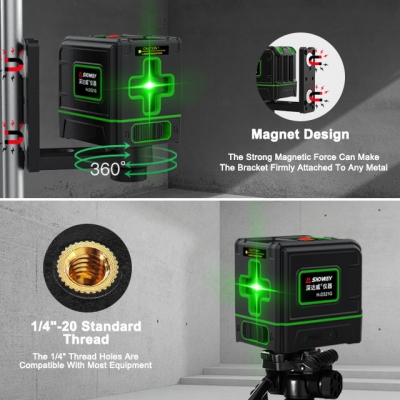 Musktool-H-D321G Laser Level cross line green laser level