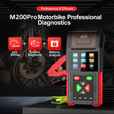 Xtester-M200 PRO ECU Remapping Universal Motorcycle Diagnostic Scanner Tool