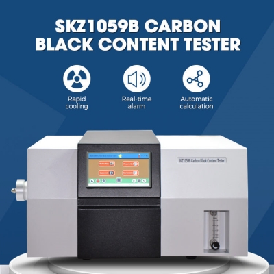 Musktool-SKZ1059B Color touch screen automatic ISO 6964 ASTM D1603 carbon black content analyzer