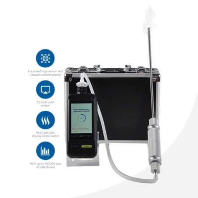 Musktool-SKZ1050E portable color screen CO H2S CO2 O2 EX NOX VOC Multi 4 In 1 gas concentration analyser