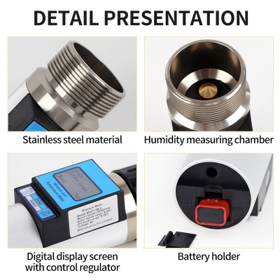 Musktool-SKZ111B-2 food moisture meter tester digital grain moisture meter cereal humidity analyzer