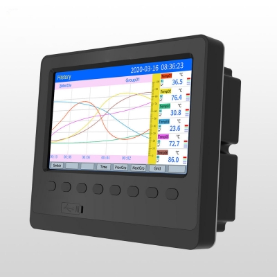 Xtester-SUP-6000C 16 channel paperless recorder bar graph display temperature recorder