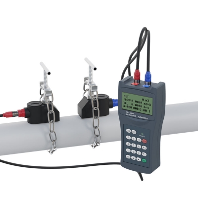 Xtester-MIK-UF River Water Compact Portable Type Ultrasonic Flowmeter RS232 OTC Output (6~1000ms) 0.2~32m/s 90~230VAC DN20 ~ DN6000 IP67