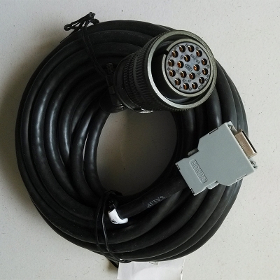 Xtester-Motor feedback line, servo encoder cable, straight end bend, high flexibility cable