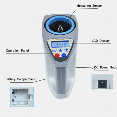 Musktool-SKZ111B-1 PRO Digital Grain Moisture Analyzer Computer Meter For 33 kinds Rice Wheat Maize LDS-1G