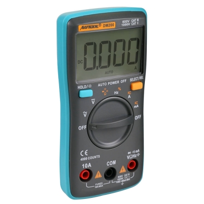 Xtester-AUTOOL DM200 LCD Multimeter Digital AC DC Autoranging Voltage Electronic Circuit Diagnostic Tool Repair Multi-Meter