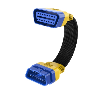 Xtester-30cm Car OBD2 II Enhanced Flexible Extension male to female Cable