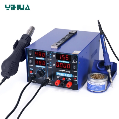 Musktool- 853D USB 2A mobile phone repair soldering rework station