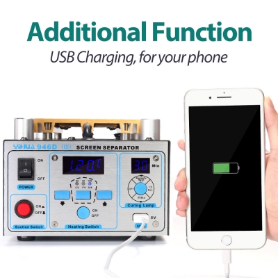 MUsktool- 946D III touch screen panel LCD separator glue disassemble machine for repairing mobile phones screen separator