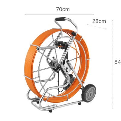 Musktool- 50mm Pan Tilt AHD 60m-150m 360 degree Rotation Manual Focus Push Pipe Camera