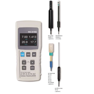 Musktool- WAC-2019SD pH/ORP, DO, CD, TDS, Salt all in one WAC-2019SD