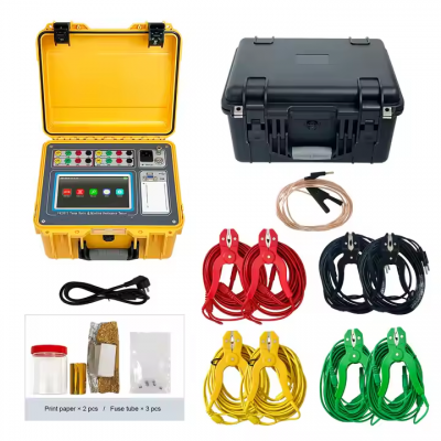 musktool-ZTR630 Transformer Turn Ratio Meter with Winding Resistance Tester Transformer Testing High Voltage Resistance Equipement